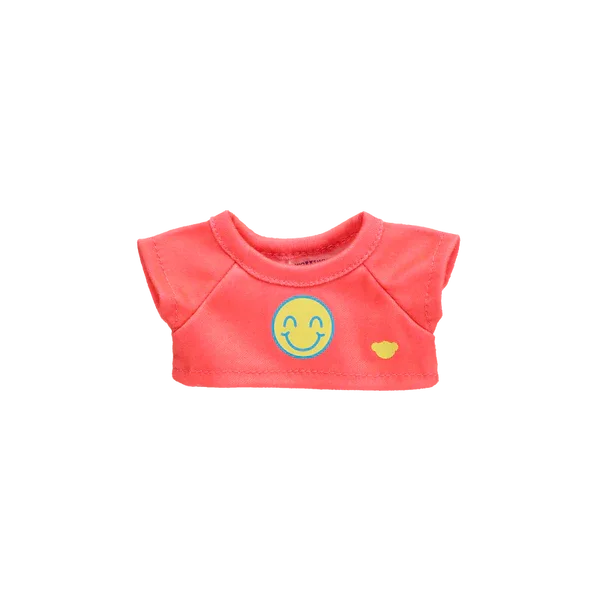 Mini Beans Smiley Face Tee - Build-A-Bear Workshop Australia