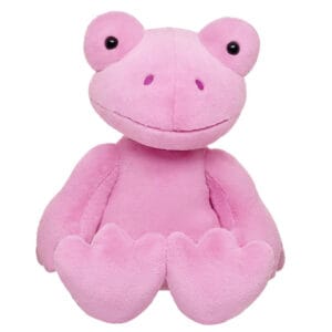 Giant Spring Pink Frog Stuffed Animal 4 Giant Spring Pink Frog Stuffed Animal - Build-A-Bear Workshop Australia
