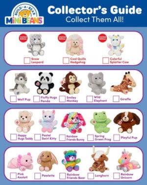 Build-A-Bear Mini Beans Cool Quills Hedgehog Stuffed Animal 5 Build-A-Bear Mini Beans Cool Quills Hedgehog Stuffed Animal - Build-A-Bear Workshop Australia
