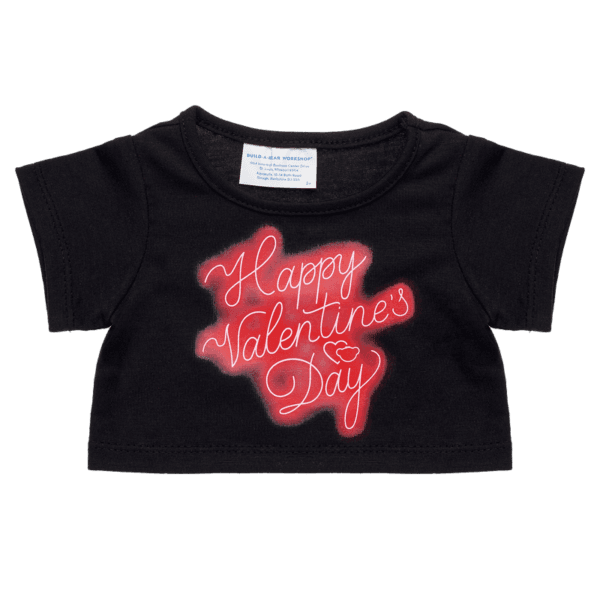 Happy Valentines Day Neon Shirt - Build-A-Bear Workshop Australia