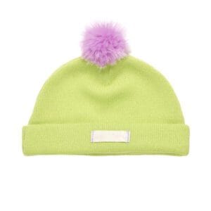 Lime Pom Pom Beanie - Build-A-Bear Workshop Australia