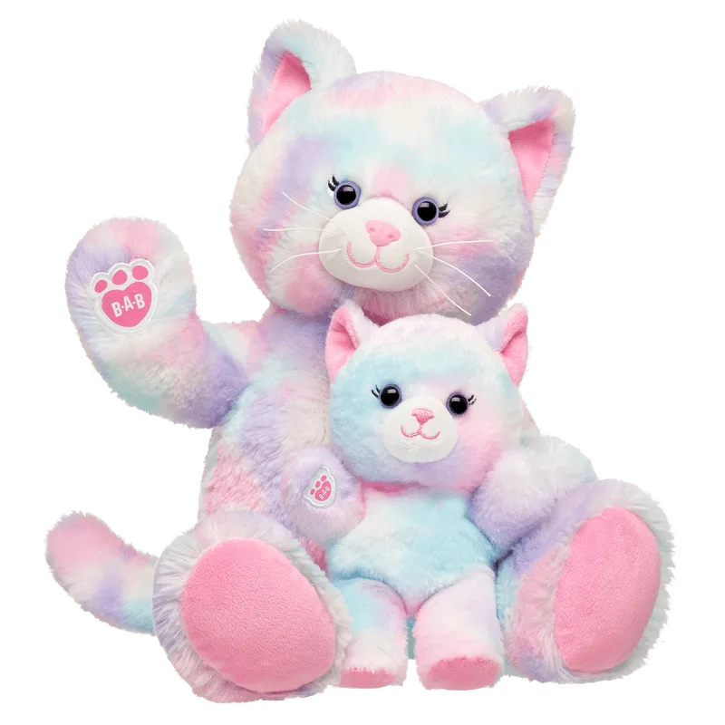 Mini Beans Pastel Swirl Kitty - Build-A-Bear Workshop Australia