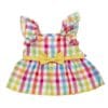 Plaid Flutter Sleeve Dress - Build-A-Bear Workshop Australia