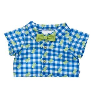 Plaid Frog Shirt with Bow Tie - Build-A-Bear Workshop Australia