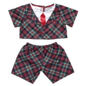 Plaid Holiday Suit - Build-A-Bear Workshop Australia