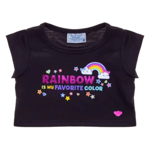 Rainbow Is My Favourite Colour T-Shirt - Build-A-Bear Workshop Australia