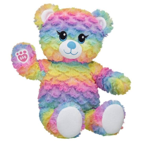 Rainbow Party Teddy Bear - Build-A-Bear Workshop Australia