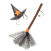 Halloween Witch Hat and Dark Broom Set - Build-A-Bear Workshop Australia