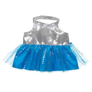 Silver And Blue Dress