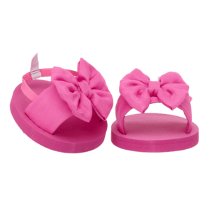 PINK BOW SANDALS