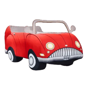 Red Plush Car Stuffed Toy