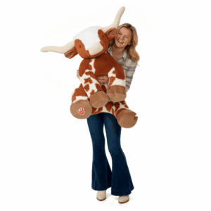 Giant Longhorn Cow Stuffed Animal