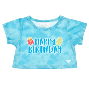 Blue Tie-Dye Birthday T-Shirt