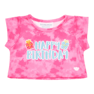 Pink Tie-Dye Birthday T-Shirt