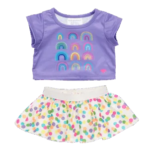 Rainbow Skirt Set 2 pc.