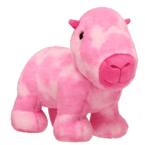 Pink Capybara Stuffed Animal