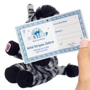 Alternative view of WS Mini Beans Wild Stripes Zebra