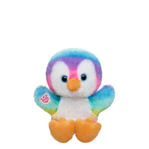 WS Mini Beans Rainbow Stripes Penguin